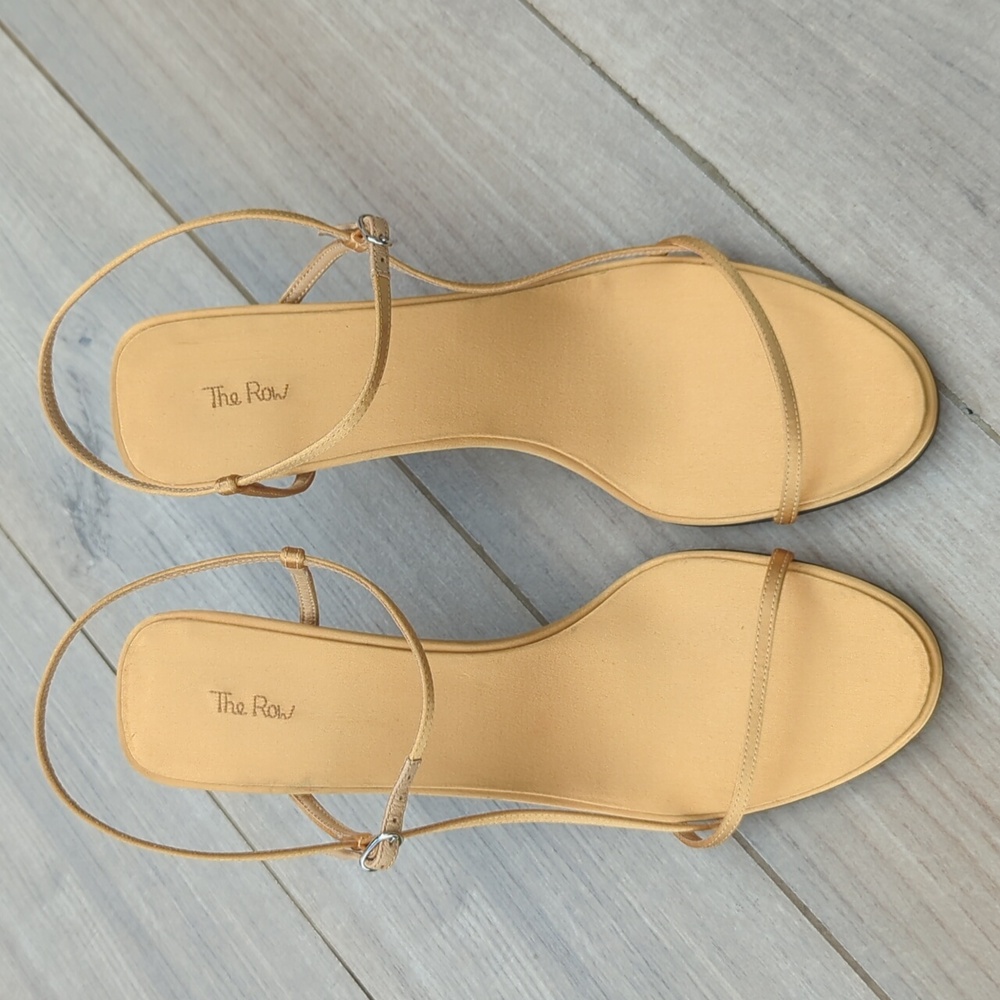 The Row Bare Satin Sandal 9.5 (EU 39.5)